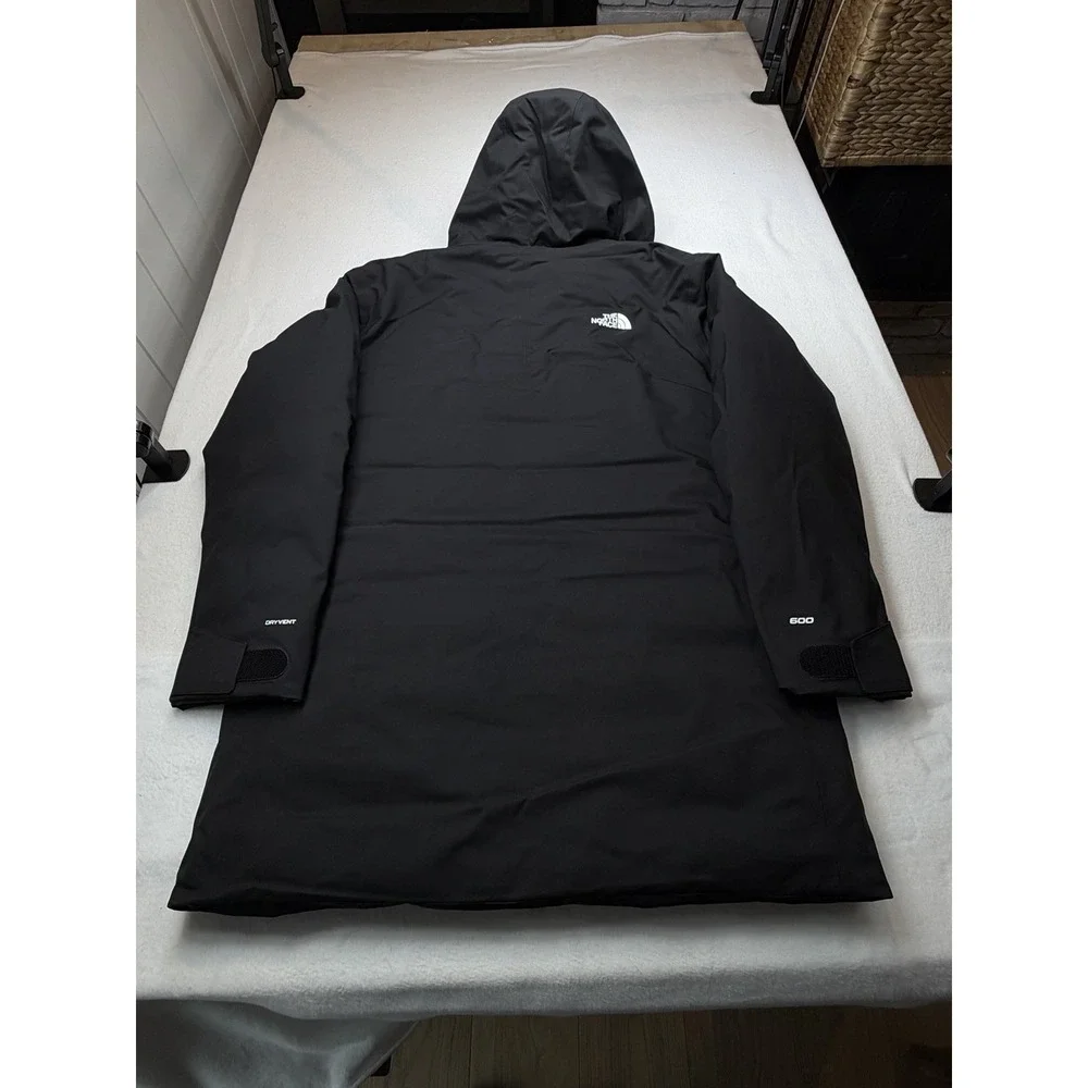 The North Face Mountain Range 600-Down Parka Jacket Black NWT $400 SMALL